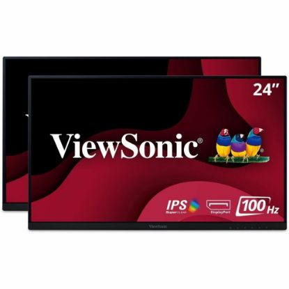 Picture of ViewSonic VA2456 24in 1080p IPS Head-Only Monitors, Set Of 2