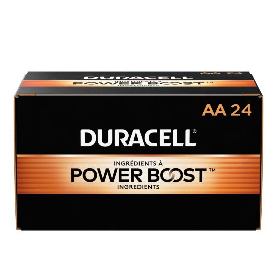 Picture of Duracell Coppertop AA Alkaline Batteries, Box Of 24