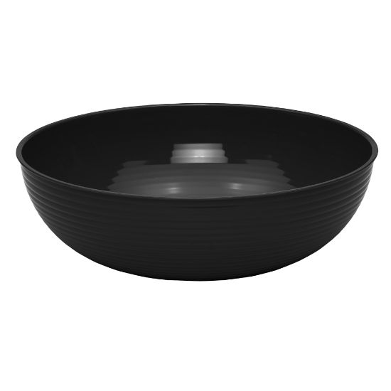 Picture of Cambro Camwear Round Ribbed Bowls, 23in, Black, Set Of 4 Bowls