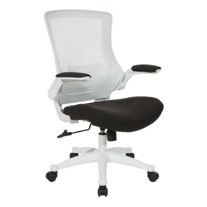 Picture of Office Star WorkSmart Manager Chair, White/Black