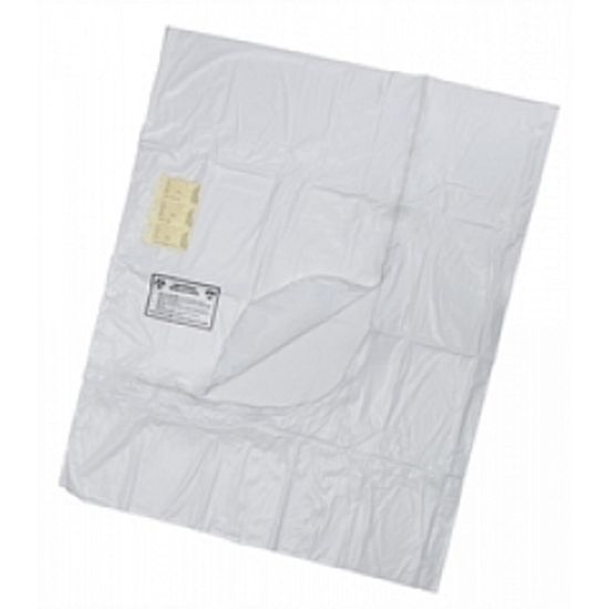 Picture of Medline PVC Adult Body Bags, 36in x 90in, White, Pack Of 10