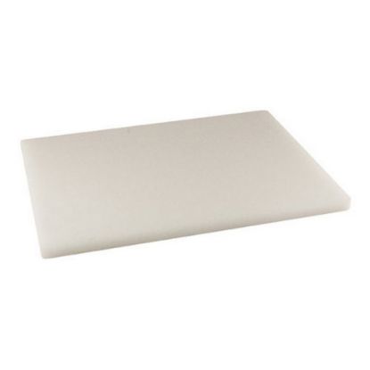 Picture of Winco Polyethylene Cutting Board, 3/4inH x 15inW x 20inD, White