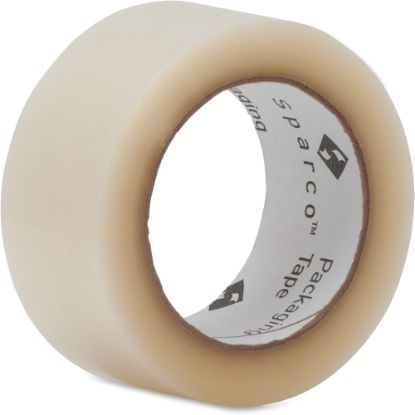 Picture of Sparco Transparent Hot-melt Tape - 110 yd Length x 2in Width - 1.9 mil Thickness - 3in Core - 1.60 mil - 36 / Carton - Clear