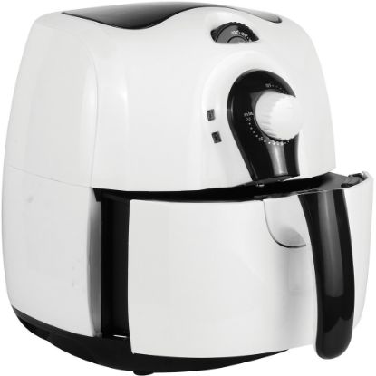 Picture of Brentwood AF-350W 3.7Qt Electric Air Fryer with Timer & Temp. Control, White - 3.70 quart Oil - White