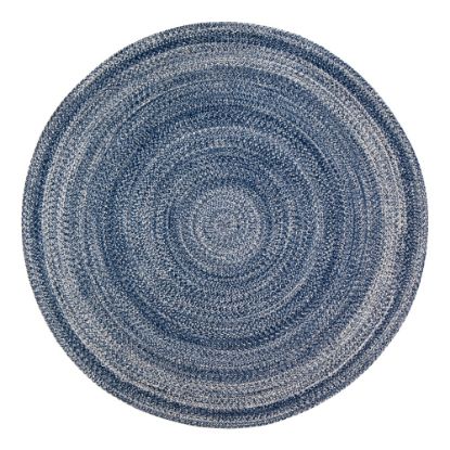 Picture of Anji Mountain Epona Braided Round Rug, 6ft, Blue