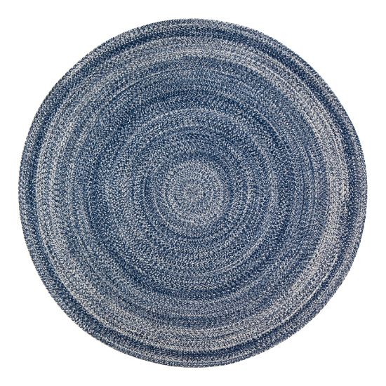 Picture of Anji Mountain Epona Braided Round Rug, 6ft, Blue