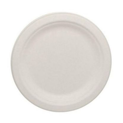 Picture of Karat Earth 6in Round Bagasse Plates, Natural, Set Of 1,000 Plates