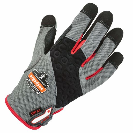 Picture of Ergodyne ProFlex 710CR Armortex Heavy-Duty Cut-Resistant Gloves, X-Large, Gray