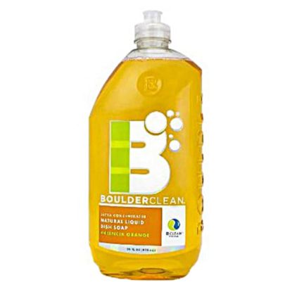 Picture of Boulder Clean BOULDER Dishwashing Liquid, 28 Oz Pour Bottle, Valencia Orange