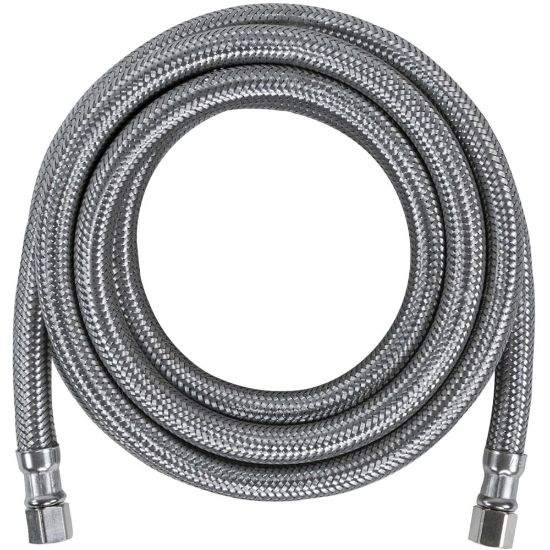 Picture of Certified Appliance Accessories Braided Stainless Steel Ice Maker Connector, 10', Silver