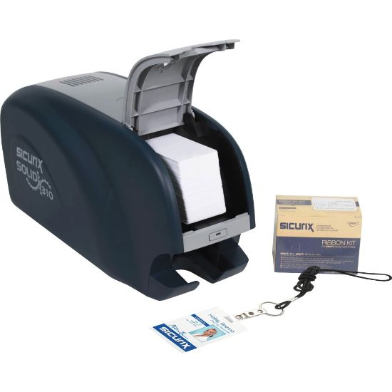 Picture of SICURIX 310 Single Sided Dye Sublimation/Thermal Transfer Printer - Card Print - ID Card