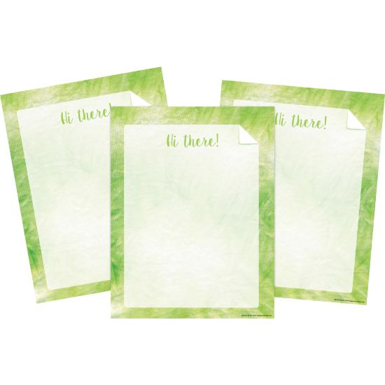 Picture of Barker Creek Designer Computer Paper, 8-1/2in x 11in, Lime Tie-Dye, 50 Sheets Per Pack, Case Of 3 Packs