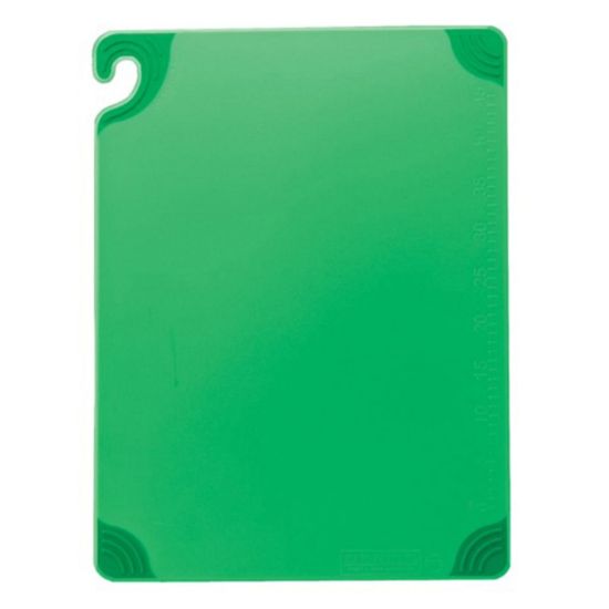 Picture of San Jamar Saf-T-Grip Cutting Board, 1/2inH x 15inW x 20inD, Green