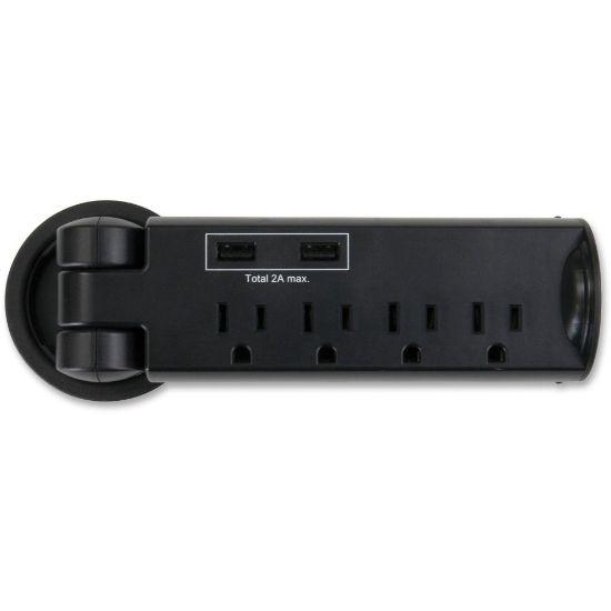 Picture of Safco USB Power Module - 5 x Power Receptacles Tabletop, Desktop - 1 Pack