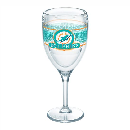 Picture of Tervis NFL Select Wine Glass, 9 Oz, Miami Dolphins