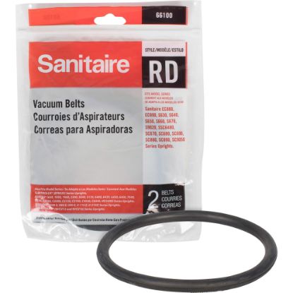 Picture of Sanitaire Style RD Vacuum Belt - 2/Pack - Black