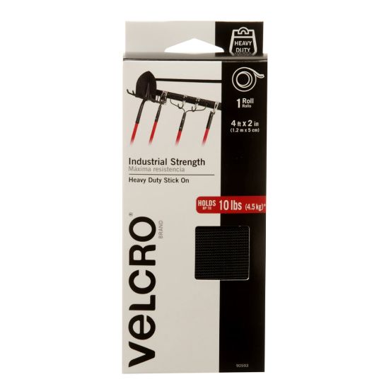 Picture of VELCRO Brand Industrial Strength Velcro Self Stick Tape, 2in x 4ft, Black