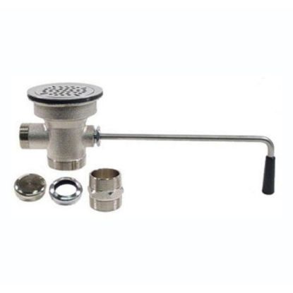 Picture of T&S Brass Universal Rotary Drain, 3-1/2in, Stainless