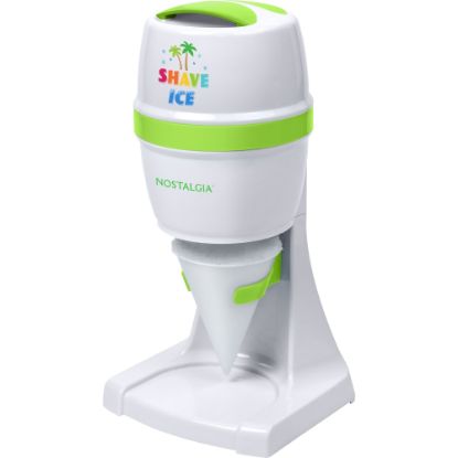 Picture of Nostalgia Electrics Electric Shave Ice & Snow Cone Maker, White/Green