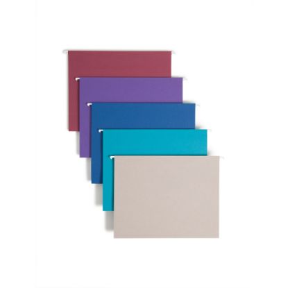 Picture of Smead Hanging File Folders, Letter Size, Assorted Colors, Box Of 25 Folders