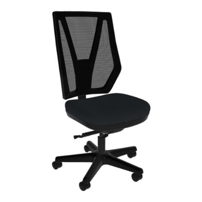 Picture of Sitmatic GoodFit Mesh Synchron High-Back Chair, Black/Black