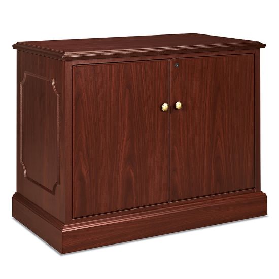 Picture of HON 94000 Series? Storage Cabinet, 29 1/2inH x 37 1/2inW x 20 1/2inD, Mahogany