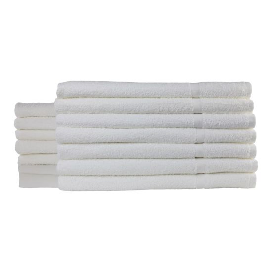 Picture of 1888 Mills Durability Bath Mats, 20in x 30in, White, Pack Of 60 Mats