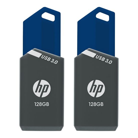 Picture of HP x900w USB 3.0 Flash Drives, 128GB, Pack Of 2 Drives