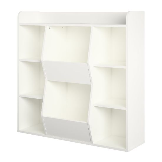 Picture of Ameriwood Home Nathan Kids 41inH 8-Cube Large Toy Storage Bookcase, White