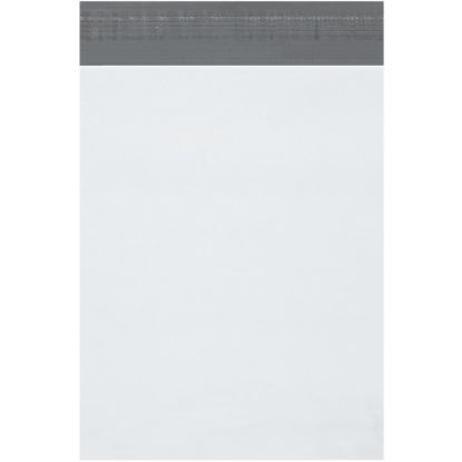 Picture of Partners Brand Expansion Poly Mailers, 10inH x 13inW x 2inD, White, Case Of 100