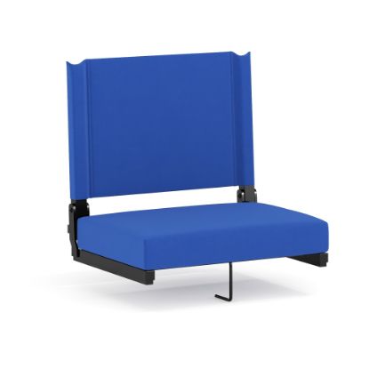 Picture of Flash Furniture Grandstand Comfort Seat, Blue/Black