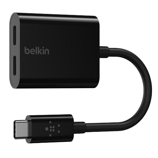 Picture of Belkin Connect USB-C Audio And Charge Adapter, 60W, Black