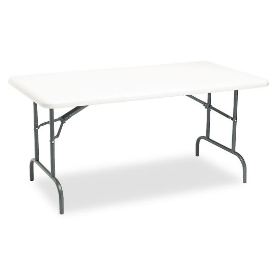 Picture of Iceberg IndestrucTable TOO 1200-Series Folding Table, 60in W x 30inD, Platinum