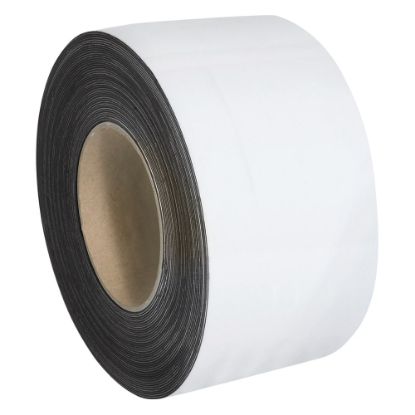 Picture of Partners Brand Magnetic Warehouse Label Roll, LH158, 3in x 100ft, White