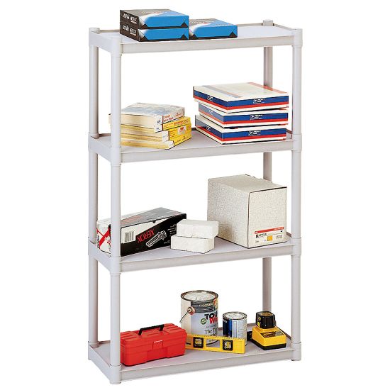 Picture of Iceberg Rough N Ready Storage System, 4 Shelves, Platinum