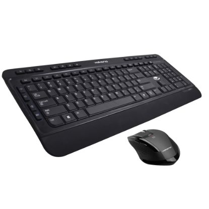 Picture of Volkano X Graphite Series Wireless Keyboard And Mouse, Full Size, Black