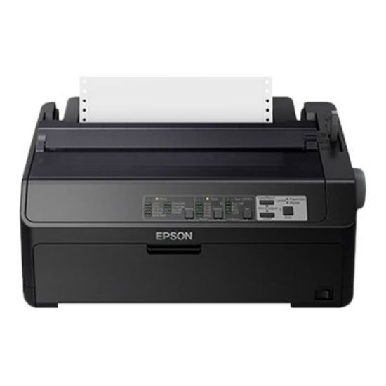 Picture of Epson LQ 590II - Printer - B/W - dot-matrix - 10 in (width),  - 24 pin - up to 584 char/sec - parallel, USB 2.0