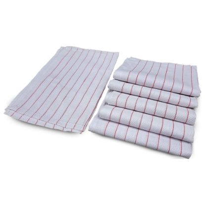 Picture of Kitchen Basics Printed Tea Towels, 28in x 29in, Pack Of 12 Towels