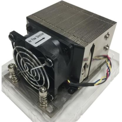 Picture of Supermicro Cooling Fan/Heatsink - 2.36in Maximum Fan Diameter - 1 x Fan(s) - 8400 rpm - Ball Bearing - 4-pin - Compatible AMD Socket: SP3 - Aluminum - Server, Processor