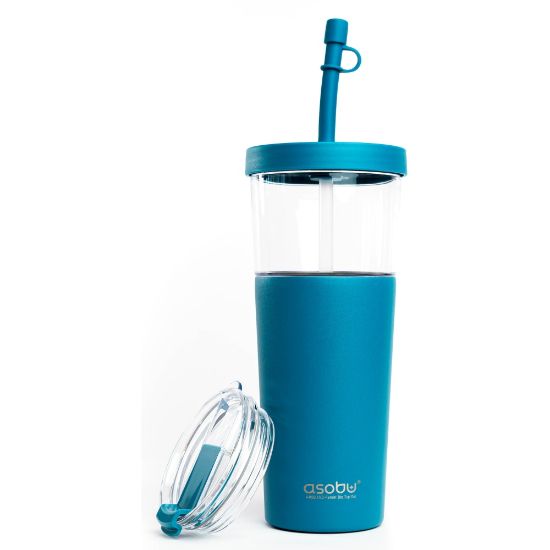 Picture of Asobu Marina 2-in-1 Tumbler, 28 Oz, Blue