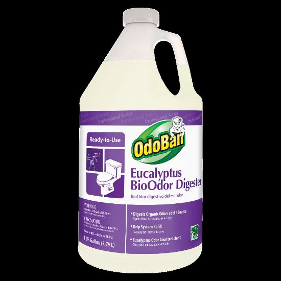 Picture of OdoBan Eucalyptus BioOdor Digester Refill, Floral Scent, 128 Oz Bottle