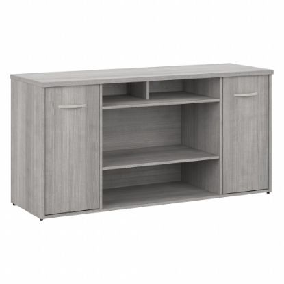 Picture of Bush Business Furniture Studio C 60inW Office Storage Cabinet With Doors And Shelves, Platinum Gray, Standard Delivery