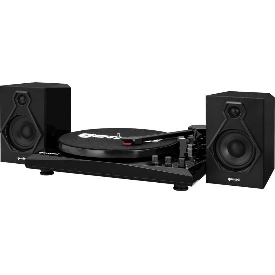 Picture of Gemini Sound TT-900 Stereo Turntable System - Belt DriveAutomatic Tone Arm - 78, 45, 33 rpm - Black - Bluetooth - Audio Line Out