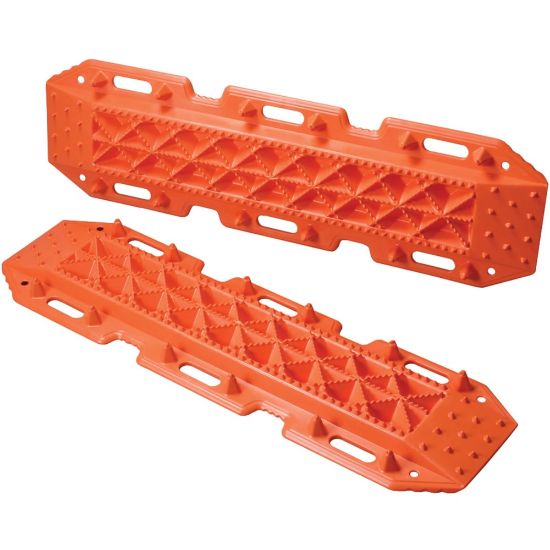 Picture of Maxsa Innovations Escaper Buddy Tire Traction Tracks, 49inL x 14-1/2inW x 5inD, Orange, Pack Of 2 Tracks