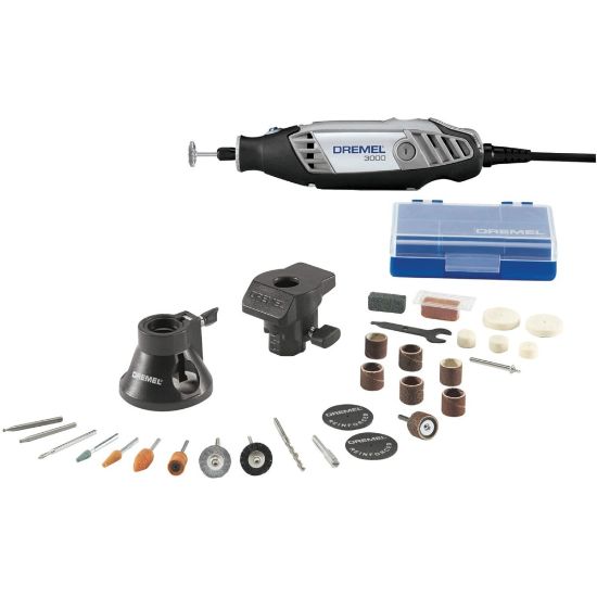 Picture of Dremel 3000-2/28 Variable-Speed Tool Kit - Cutting, Grinding, Sanding, Carving, Polishing35000 RPM - AC Supply Powered