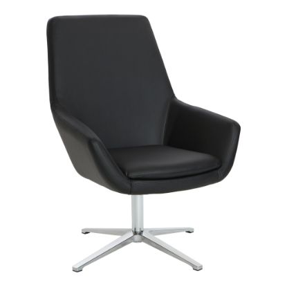 Picture of Office Star Modern Scoop Design Office Chair, Black