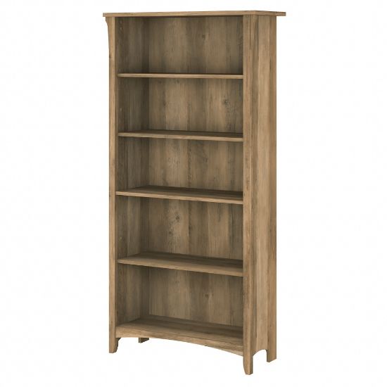 Picture of Bush Furniture Salinas 63inH 5-Shelf Bookcase, Reclaimed Pine, Standard Delivery