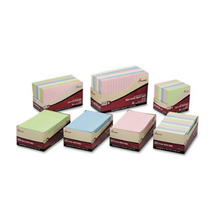 Picture of SKILCRAFT 3in x 5in 30% Recycled Self-Stick Notes, Assorted Pastel Colors, Pack Of 6 (AbilityOne 7530-01-456-0683)