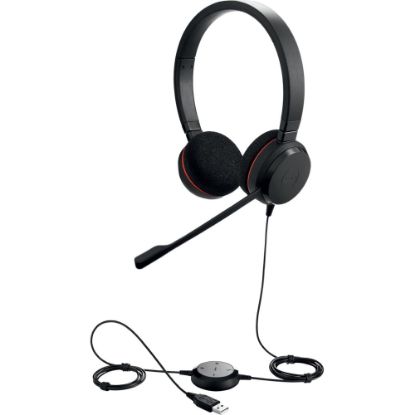 Picture of Jabra Evolve 20 Microsoft Lync Stereo Wired Over-The-Head Headphones