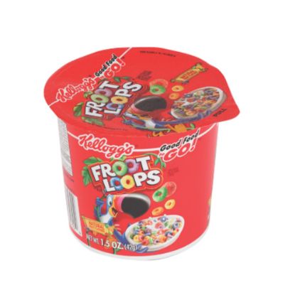 Picture of Kelloggs Froot Loops Cereal-In-A-Cup, 1.5 Oz., Pack Of 6